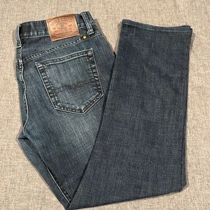 LUCKY BRAND 121 HERITAGE SLIM JEANS 28 X 27